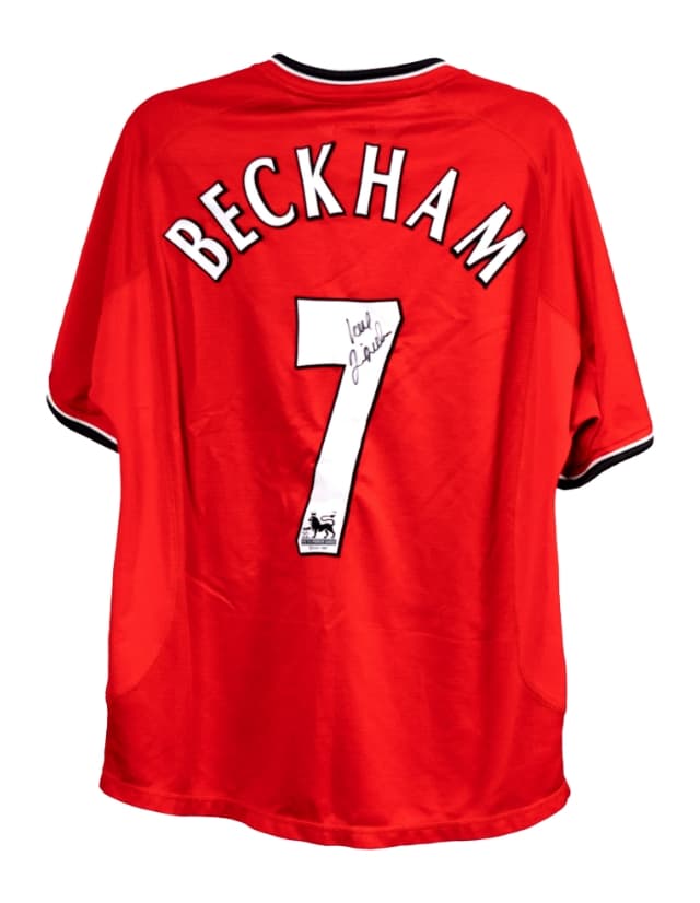 David Beckham Signed Manchester United 2002/03 Home Shirt