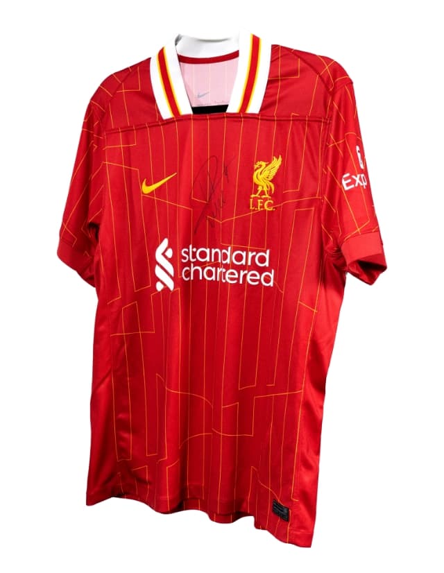 Virgil van Dijk Signed Liverpool 2024/25 Home Shirt