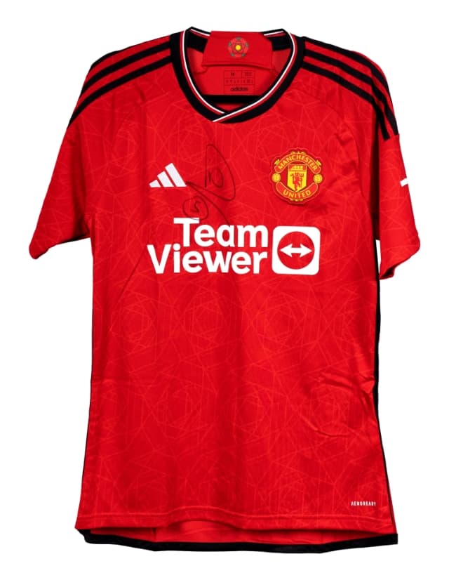 Rio Ferdinand Signed Manchester United 2023/24 Home Shirt