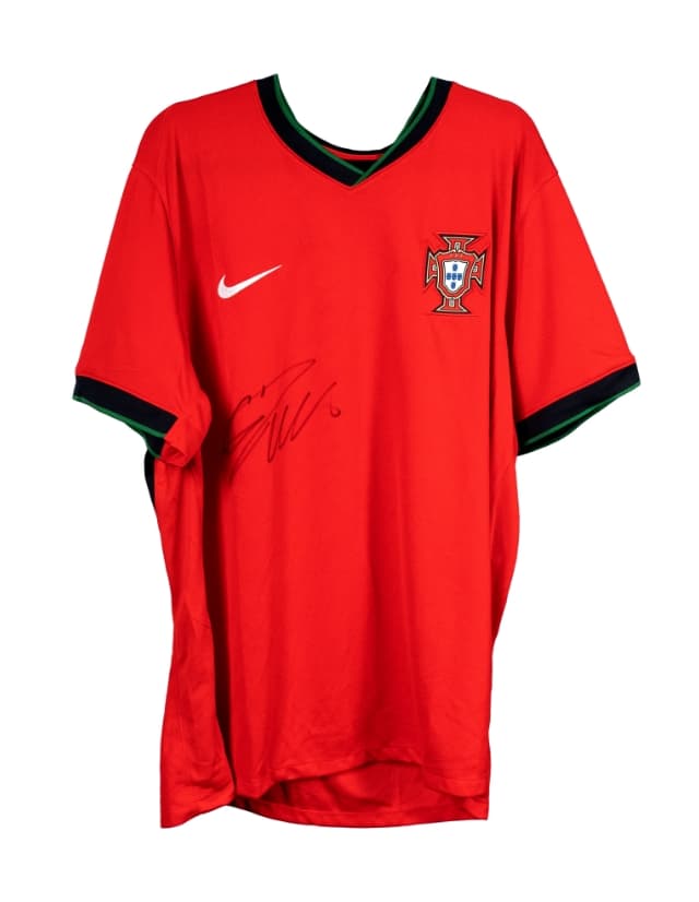 Cristiano Ronaldo Signed Portugal 2024 Home Shirt